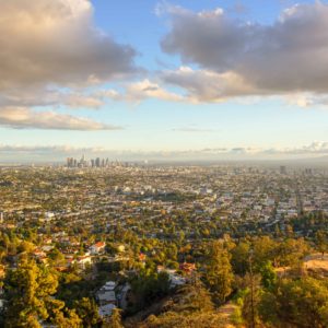 Overlooking Los Angeles from Griffith Park
