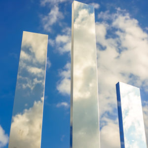 Jeppe Hein's 'Mirror Labyrinth' at #Brooklyn Bridge Park